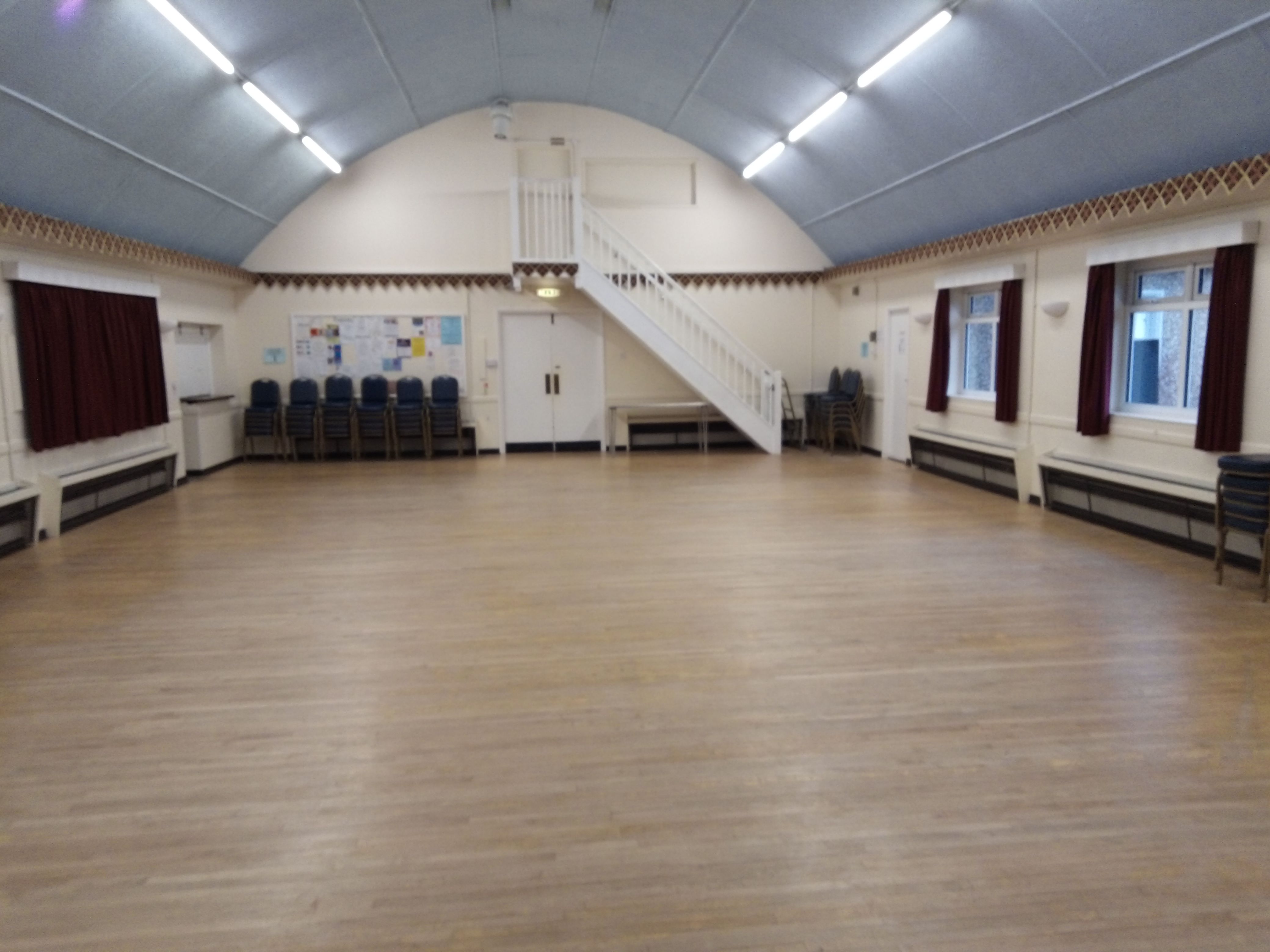 Looking back towards the entrance